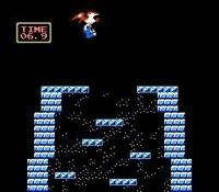 une photo d'Ã©cran de Ice Climber sur Nintendo Nes